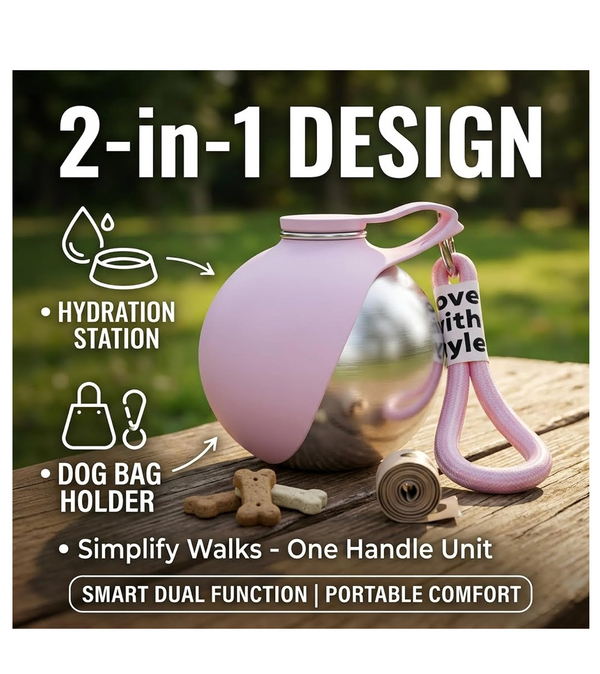 Spill-Proof Dog Water Bottle